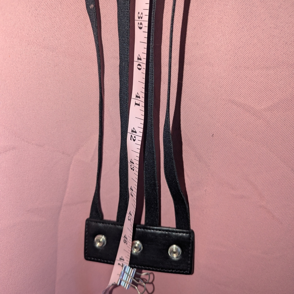 PLUS SIZE Black Caged Belt w/Snap Buttons 3x? - Picture 11 of 11